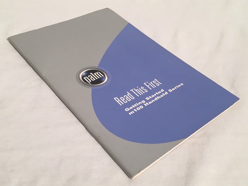 PALM m100 Handheld Series Getting Started Manual Guide