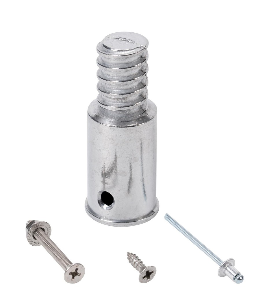 EESC2Y Metal 3/4" (.75) Threaded Tips Replacement Kits for 3/4 in, sliver