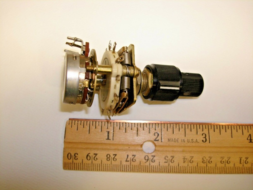 Rotary Switch Potentiometer 1P12T Adjustable Stop 1M Ohm