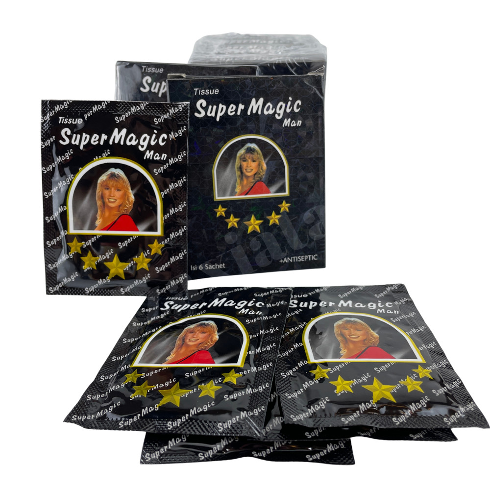Magic Tissue Super Antiseptic Delayed Ejaculation Longer Sex Enhancement 1 Box