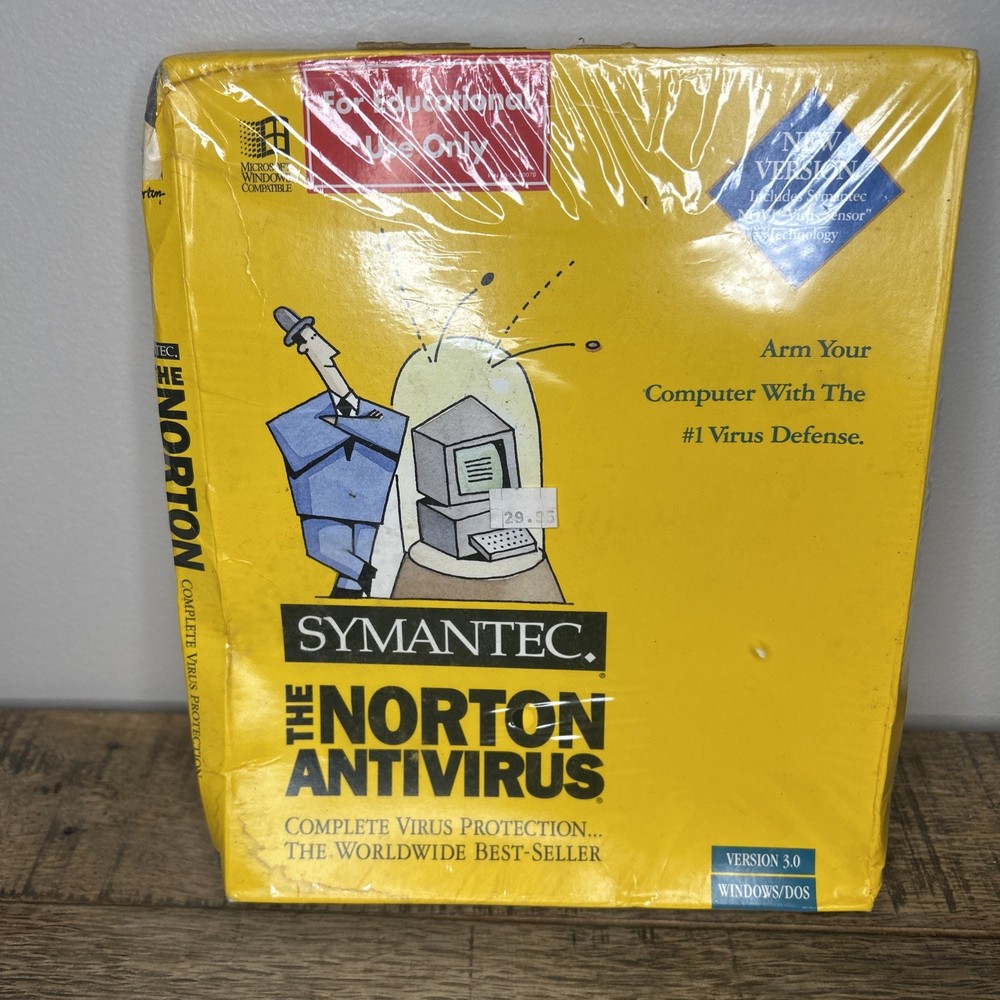 Symantec The Norton Antivirus Version 3.0 Windows DOS