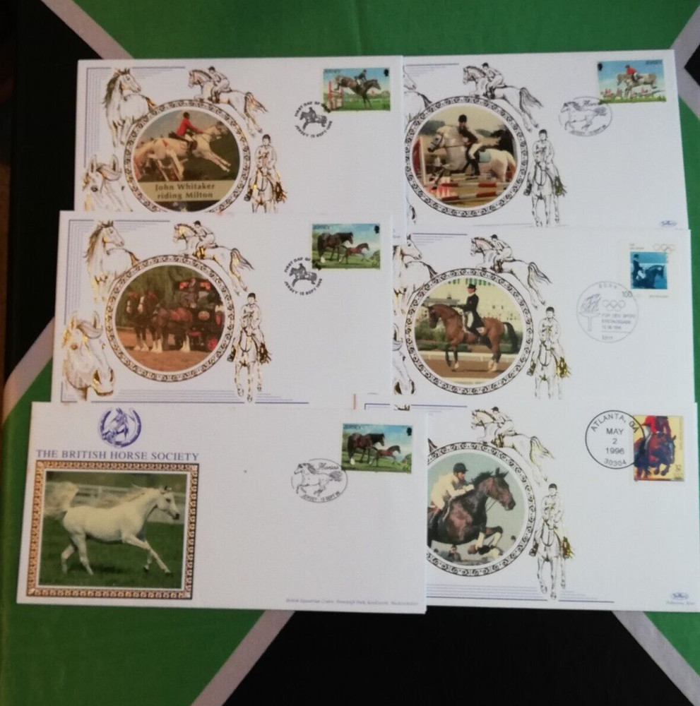 FDC & commemorative covers - HORSES