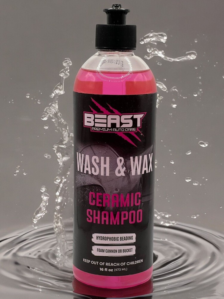 Beast Premium Auto Care Wash & Wax Ceramic Shampoo