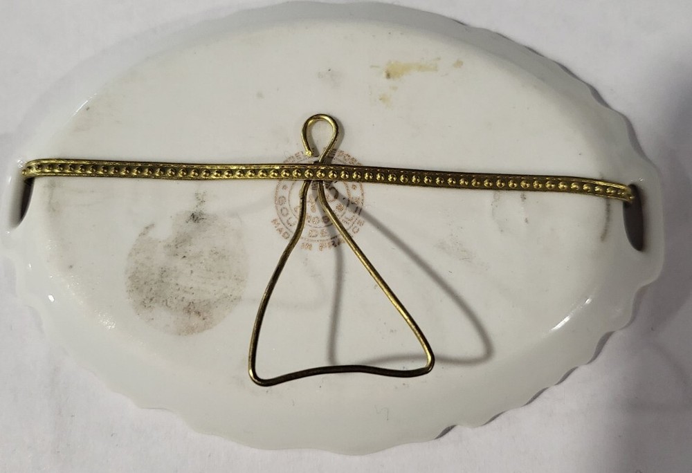 Antique Handpainted Limoges Scene