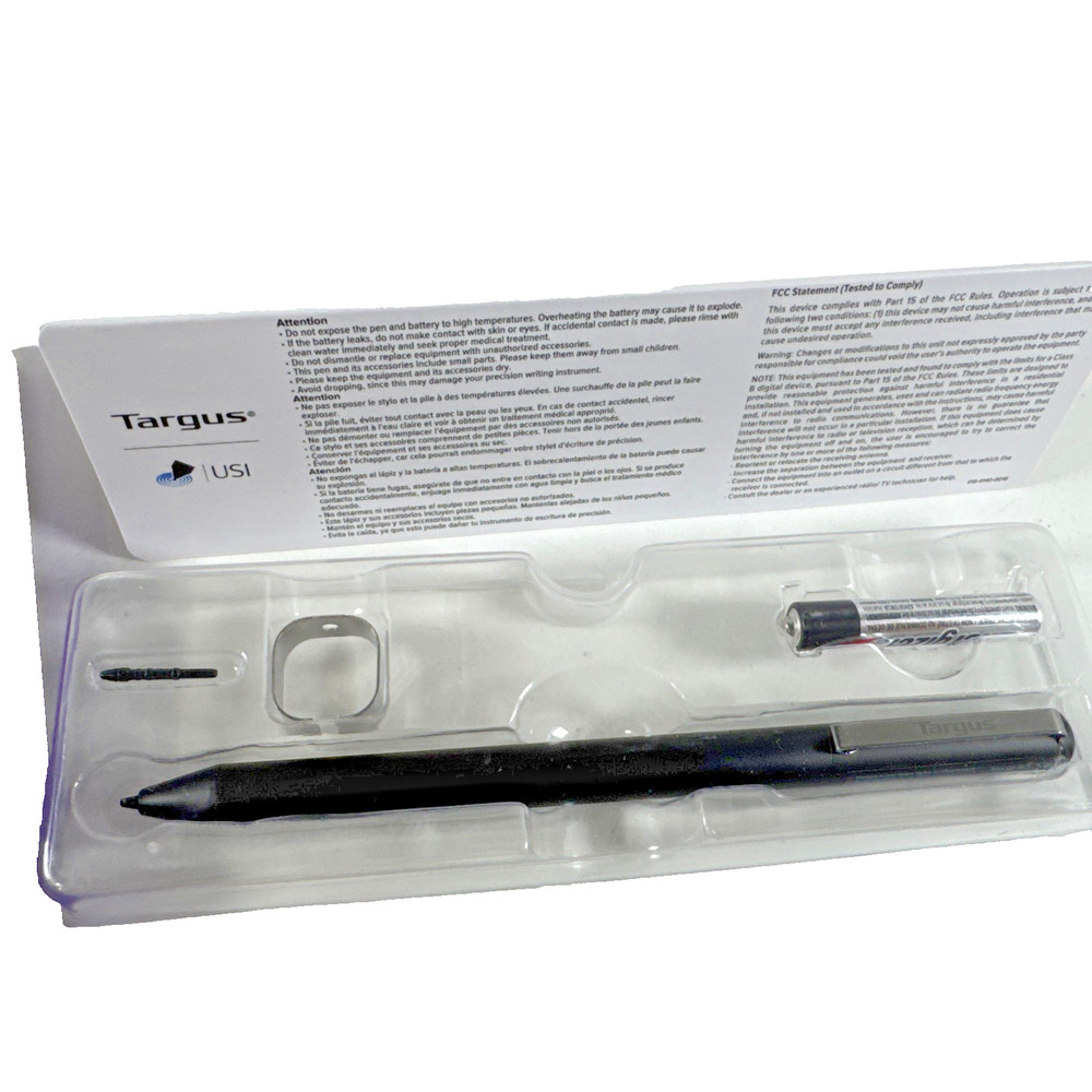 NEW? Targus Active Stylus Black Bluetooth Replaceable Stylus Tip #AMM173GL