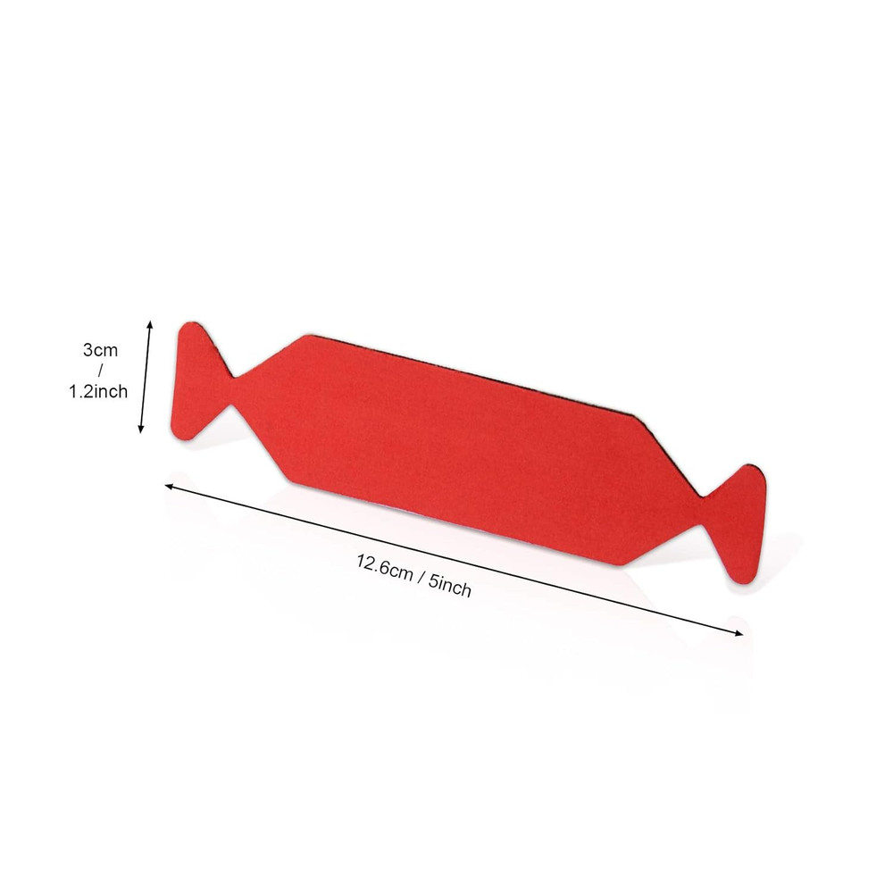 Vinyl Squeegee Buffer Tape Felt Pack of 20 Red