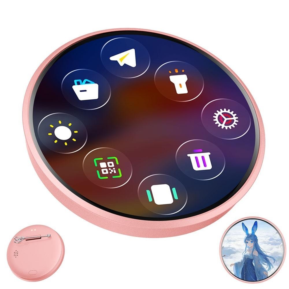 Smart Digital Display Badge with LED Pixel Screen - E-Badge Interactive G8C7