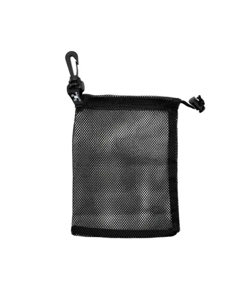 Odin's Innovations Mesh Drawstring Bag W/Clip