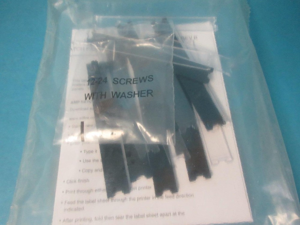NEW COMMSCOPE 1933308-1 SL SERIES PATCH PANEL MULTIMEDIA 48-PORT FLAT FRONT