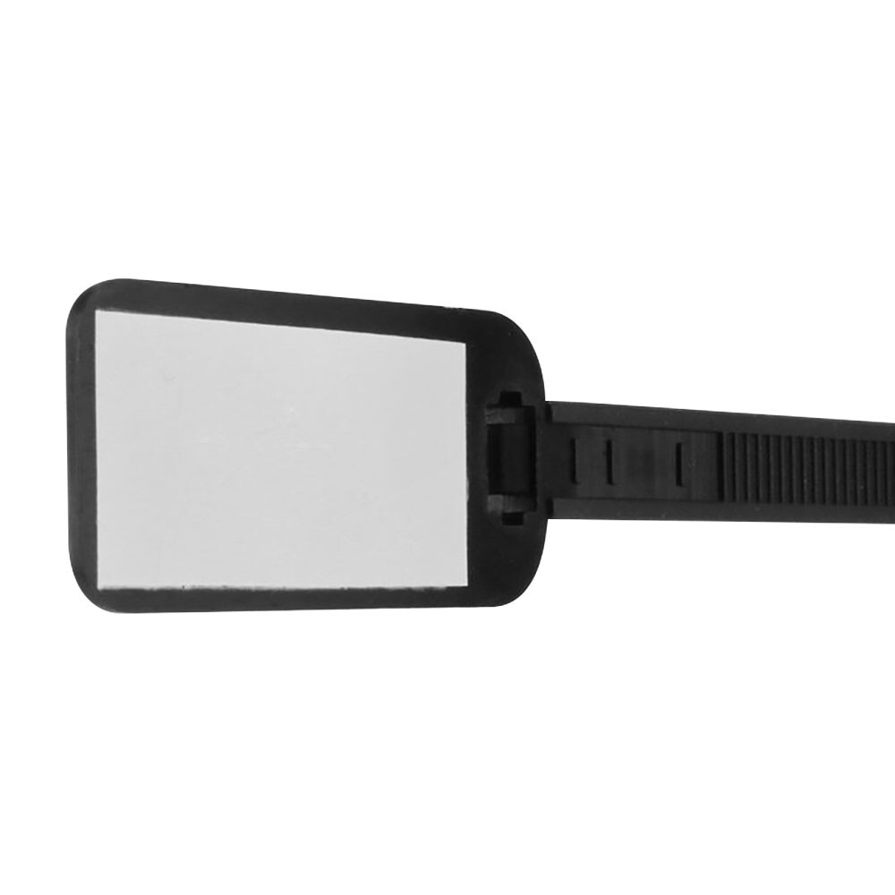 Skywalker 3" Cable Ties with Write-on Label (100 Pack, Black)