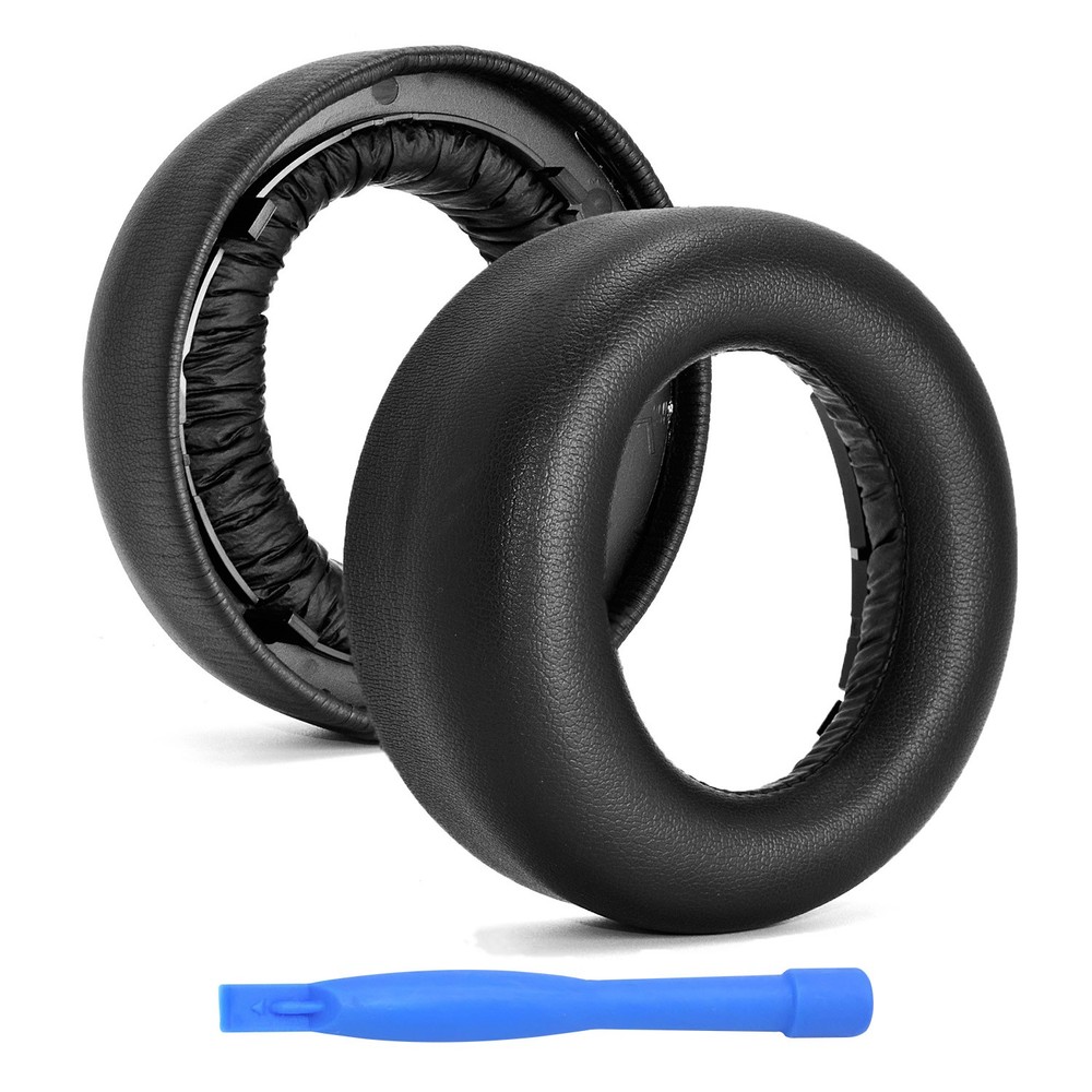 Replacement Ear Pads for Sony PS5 Pulse 3D Wireless Headset - Memory Foam Black