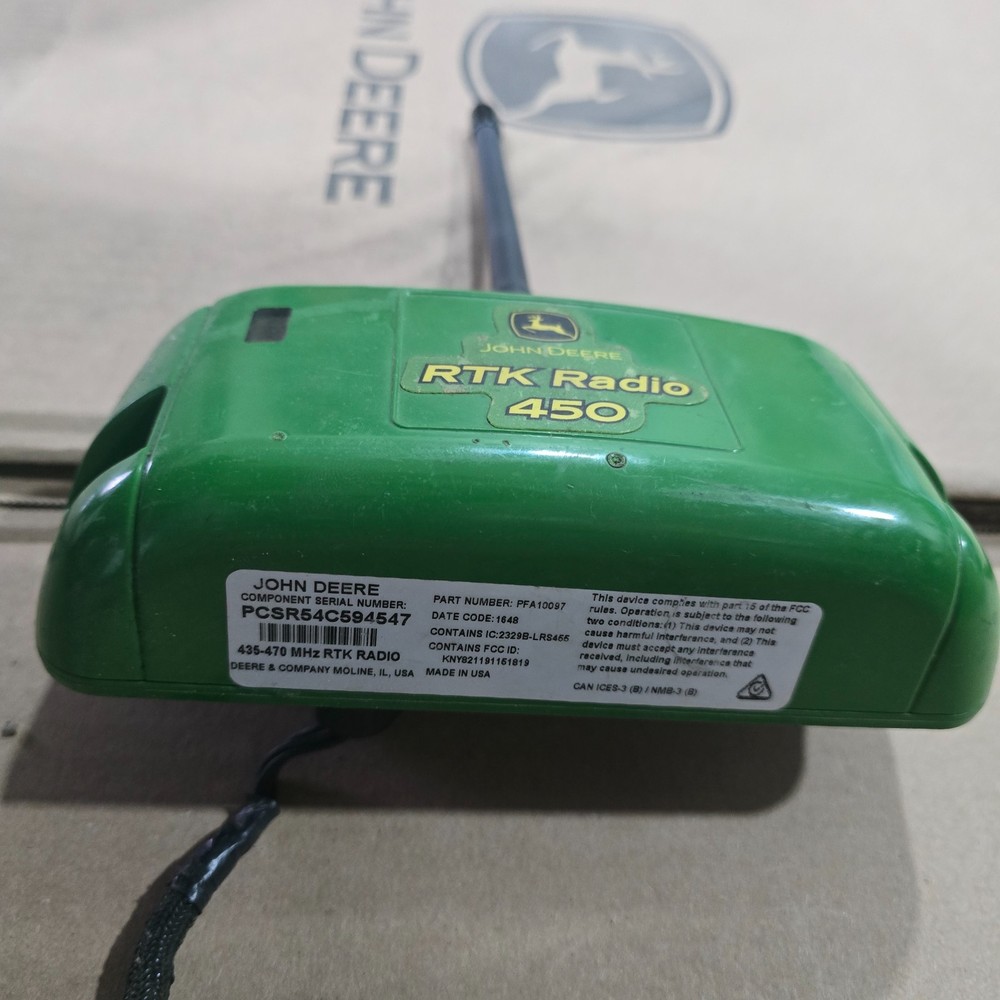 John Deere Starfire 450mhz RTK