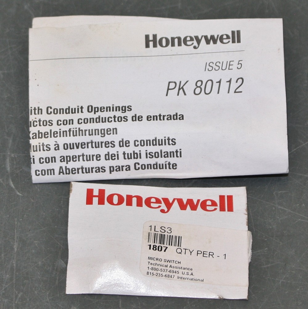 PARTIAL - Honeywell Micro Switch Rotary Limit Switch ILS3, 10A @ 480V AC