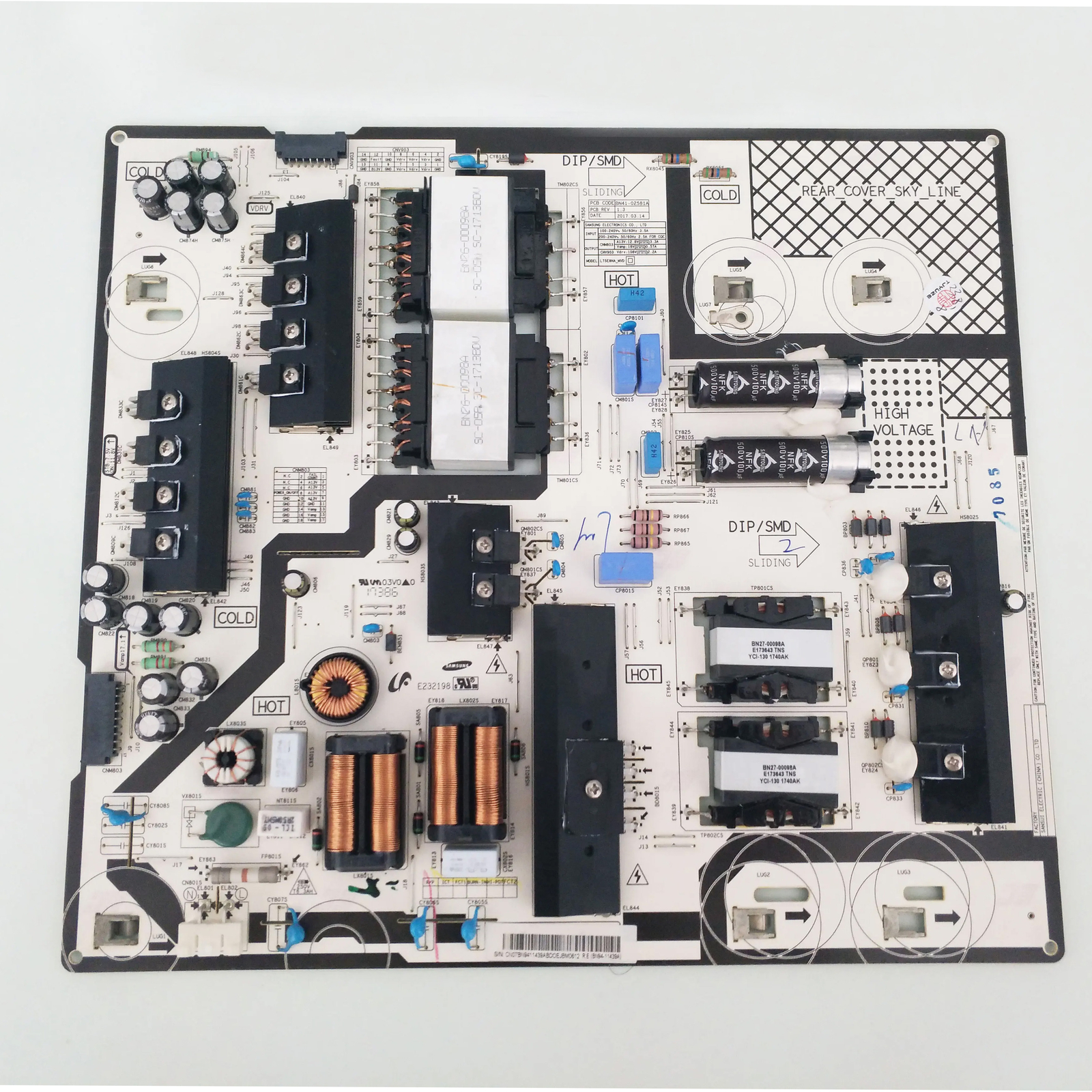 Power BN94-11439A BN41-02581A for Samsung QN75Q7FAM QN75Q7FAMF QN75Q7FAMFXZA TV