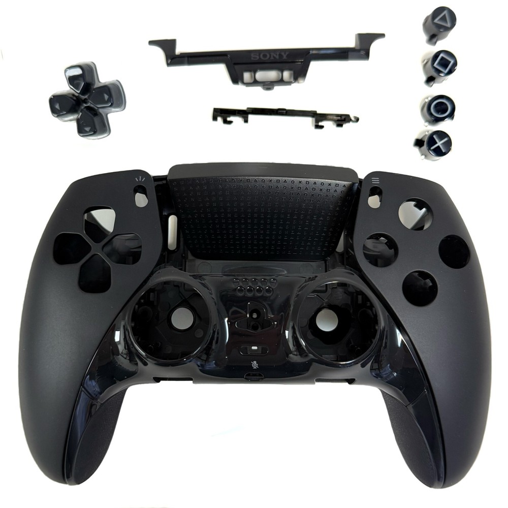 Original OEM Full Set Shell Buttons Replacement for PS5 DualSense Edge Black