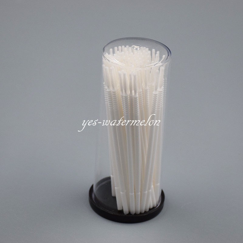 500Pcs Dental Disposable Micro Brush Bendable Applicator Tips Long Cylidner 85mm