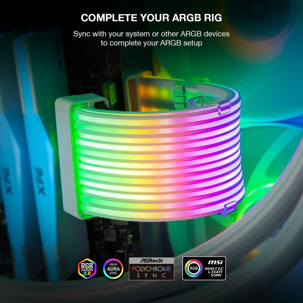 ARGB Cable Extension Kit for Motherboard & GPU - Easy Installation