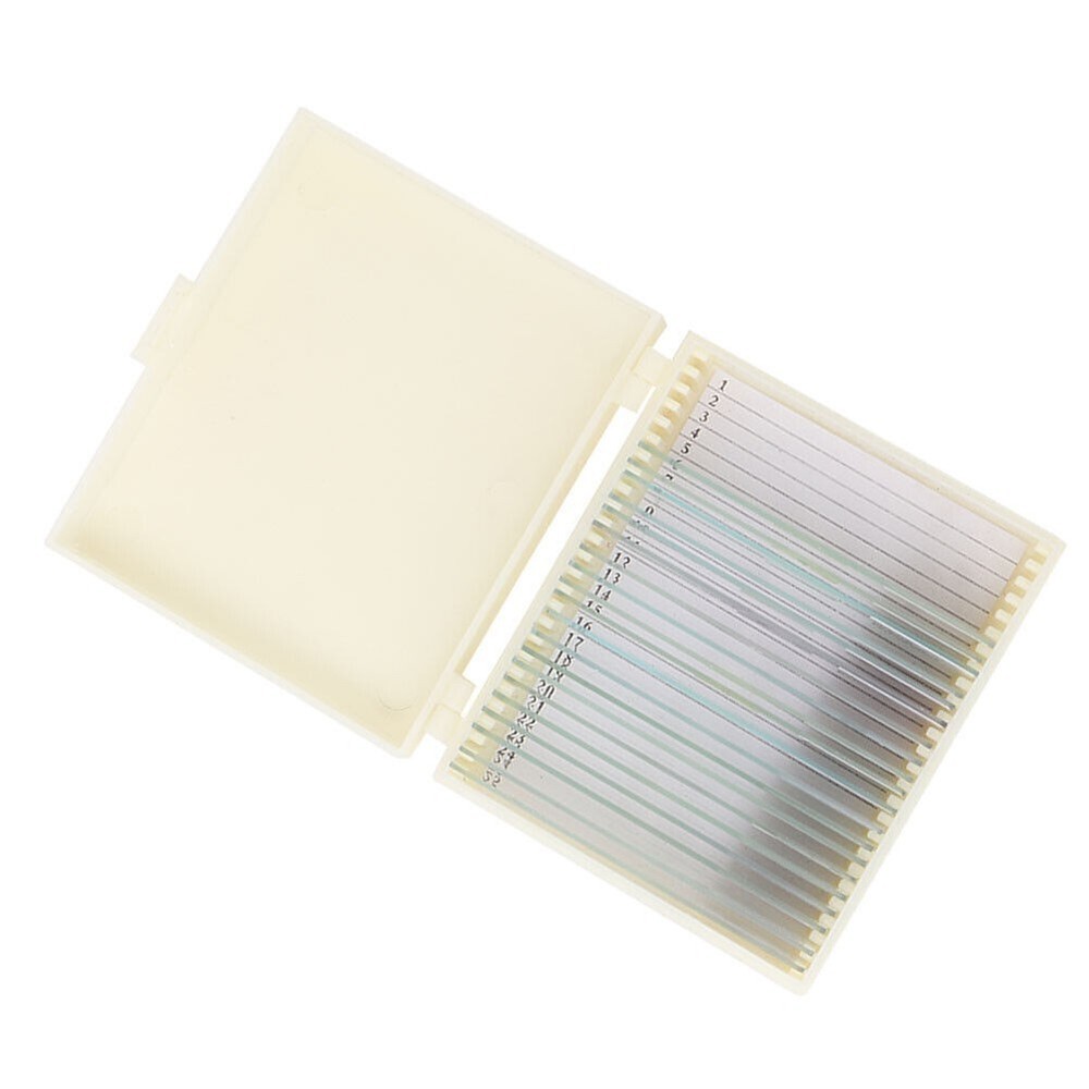20pcs Microbiological Bacterial Specimens Biology Microscope Slices Lab Specimen