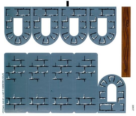 LEGO 4194 New Pirates OTC Sticker Sheet 100% Original Whitecap Bay Decals