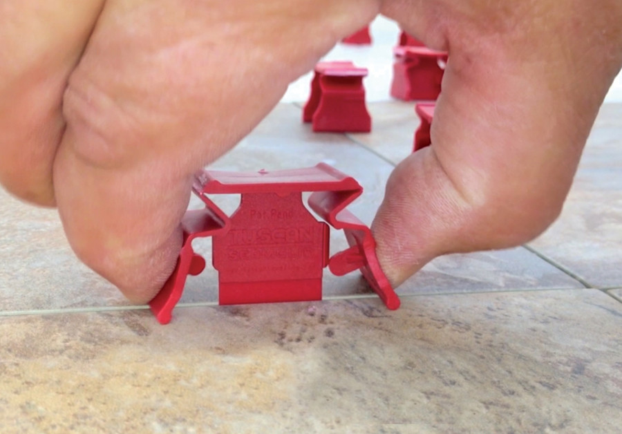 Tuscan Orange SeamClip Leveling System Lippag free System