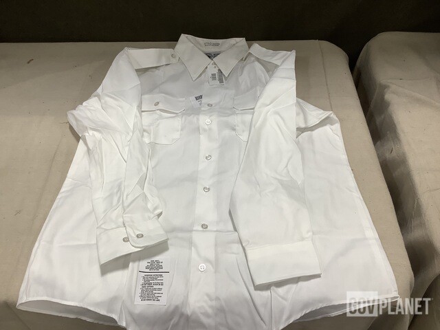 US Army ASU Men's Dress Uniform Shirt Long Sleeve Size 17.5 32/33