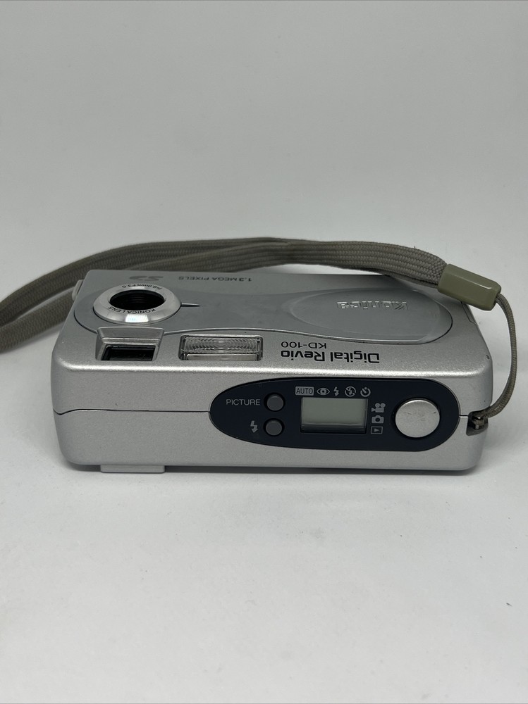 Konica KD-100 1.3MP Compact Digital Camera Silver Tested