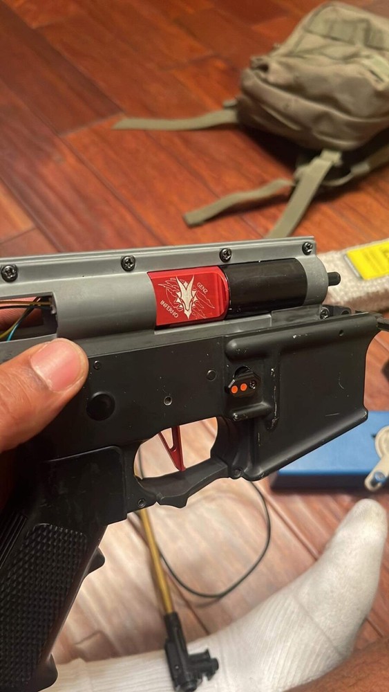 airsoft gun hpa full set up