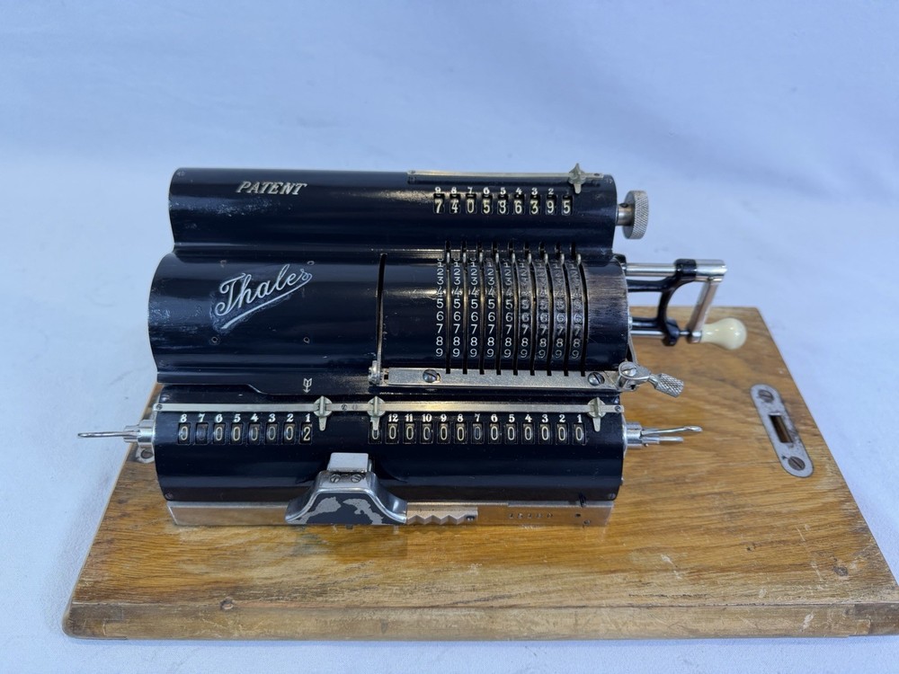 Rare THALES Mechanical Calculator - VERY GOOD CONDITION