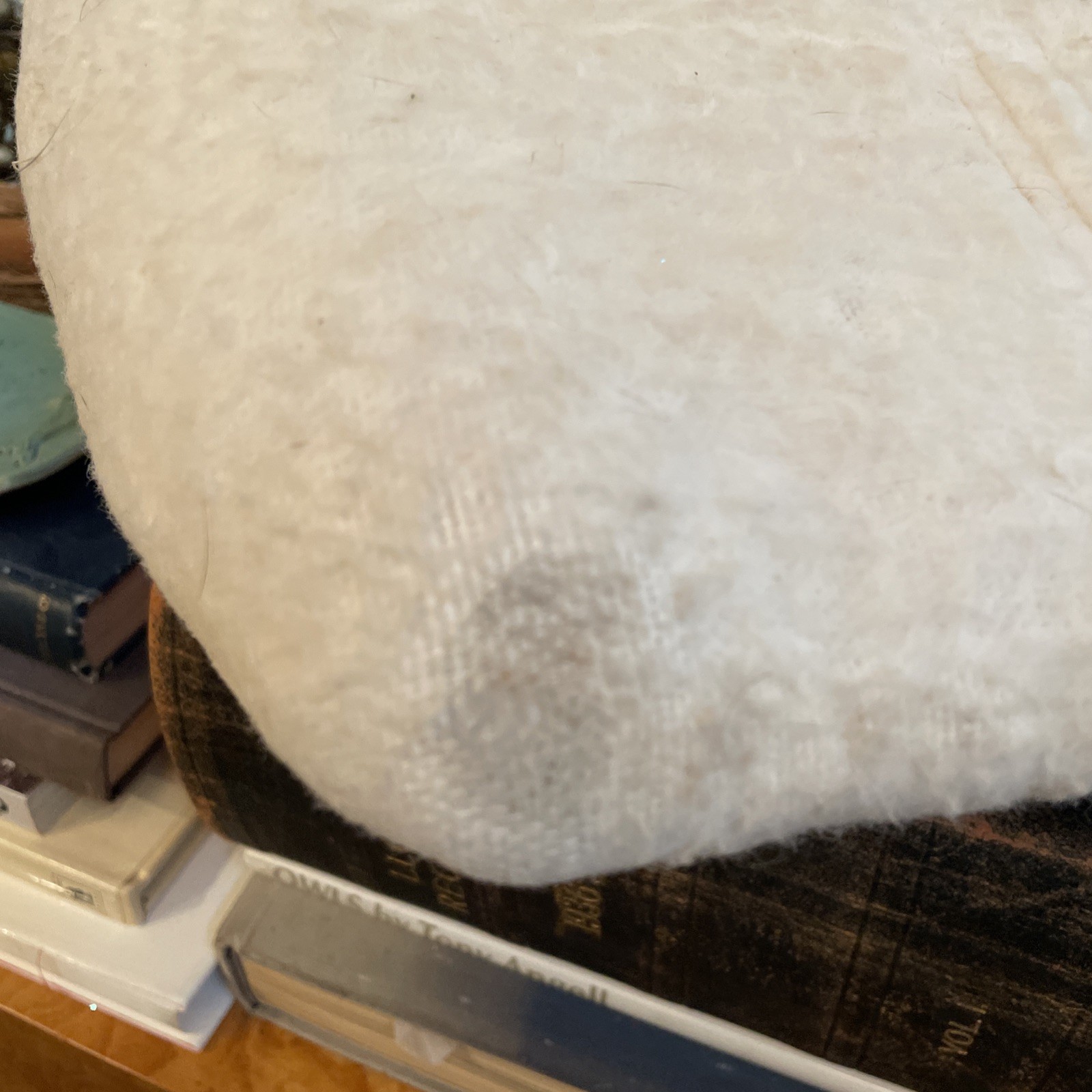 VTG North African Leather Donkey Saddle Woven Textile Tunisia