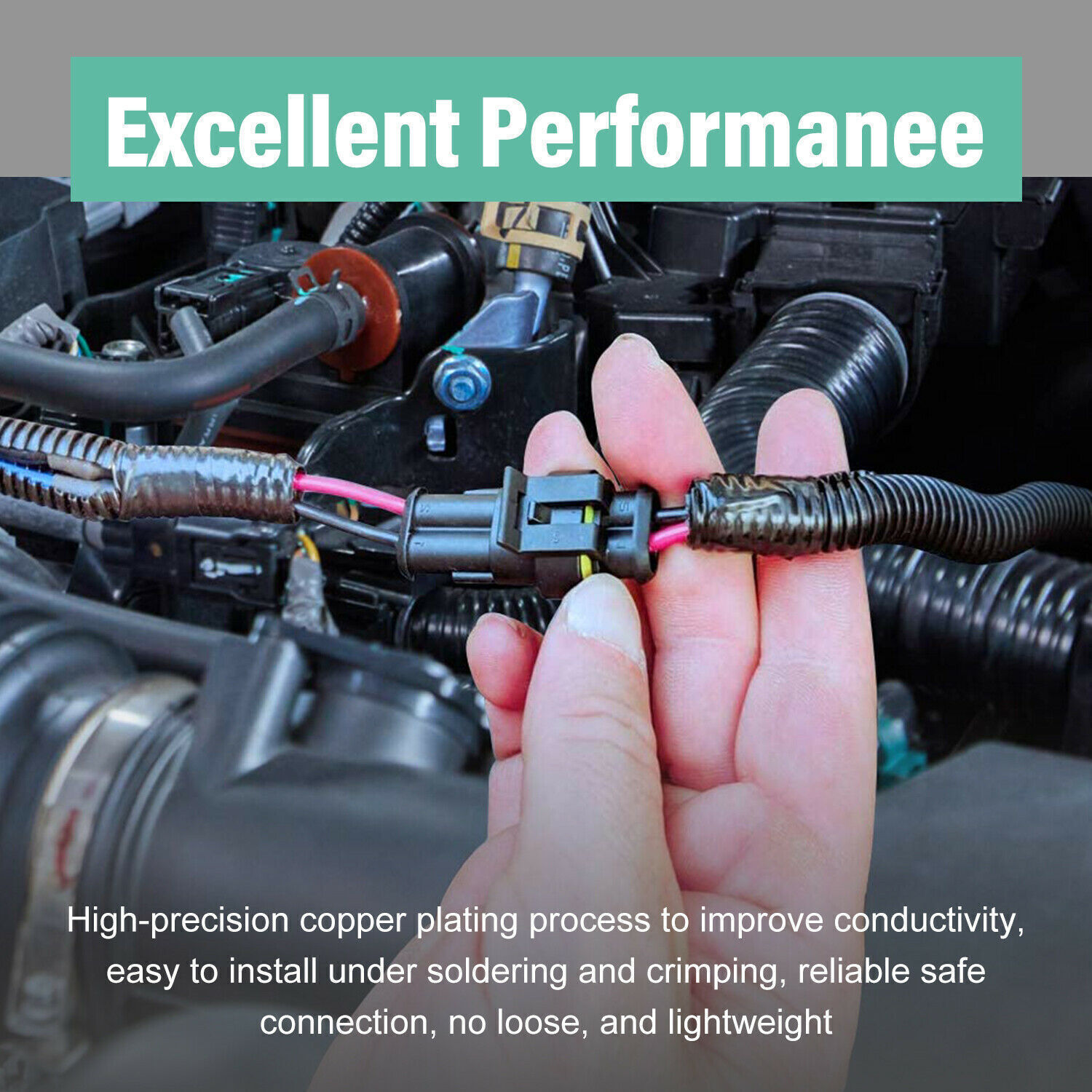 20X Car Waterproof Electrical Wire Cable Connector Male Female 2Pin Way Plug Kit