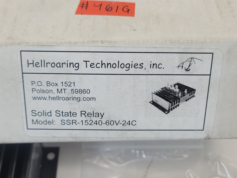 Hellroaring Technologies SSR-15240-60V-24C Solid State Relay - New OS
