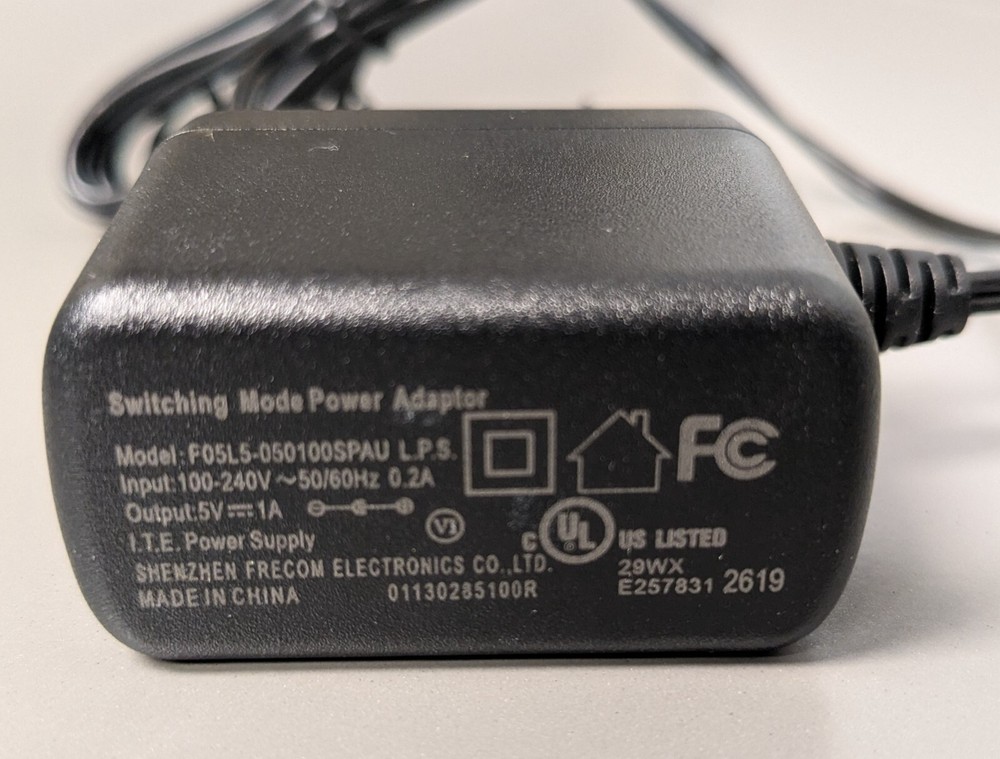 ESI 5v 1a power adapter for 4x phone