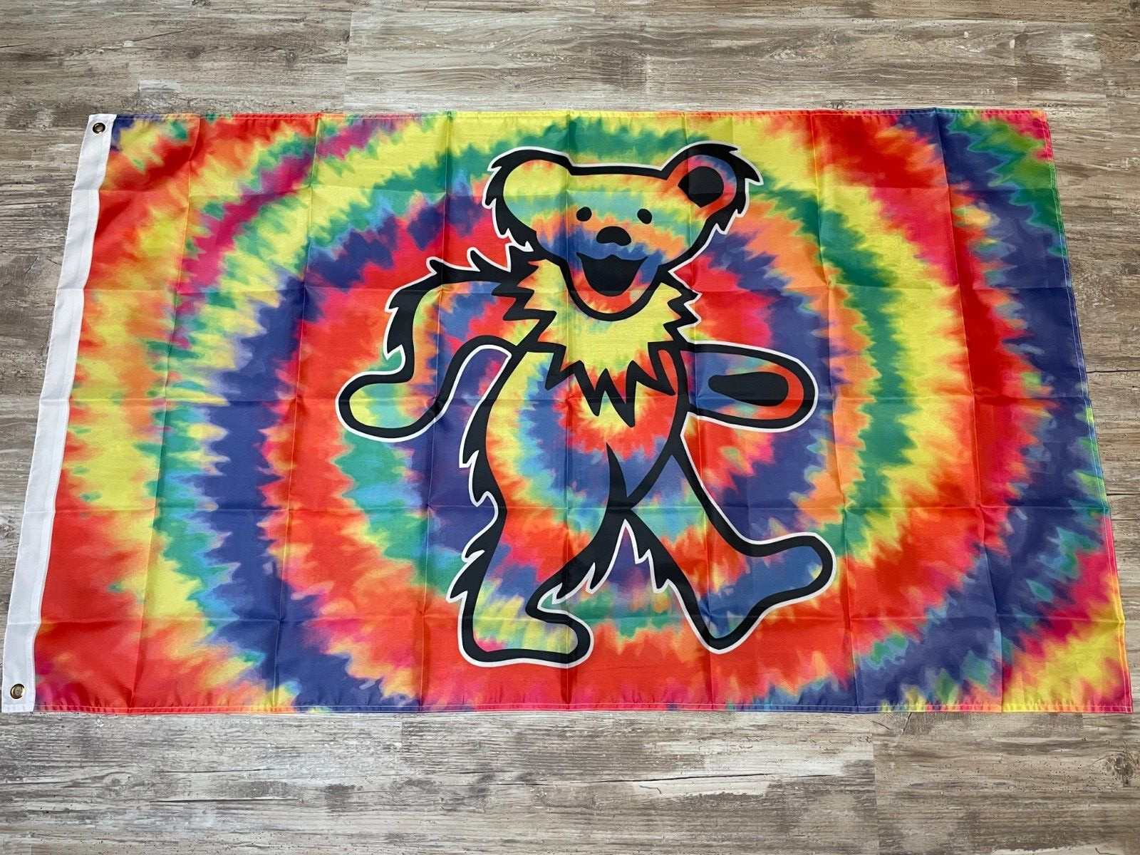 Grateful Dead  Tie Dye Bear   Flag Banner   3x5 FT   US SELLER