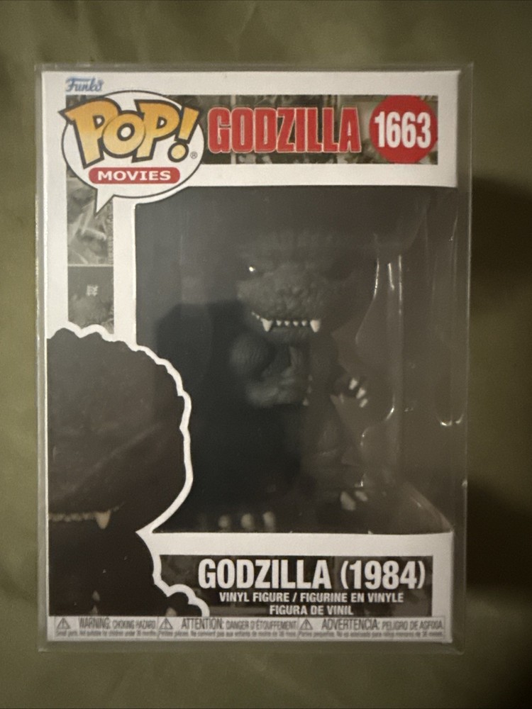 Funko Pop! Common - Godzilla (1984) #1663 W/ Pop Protector! Pls See Pics!