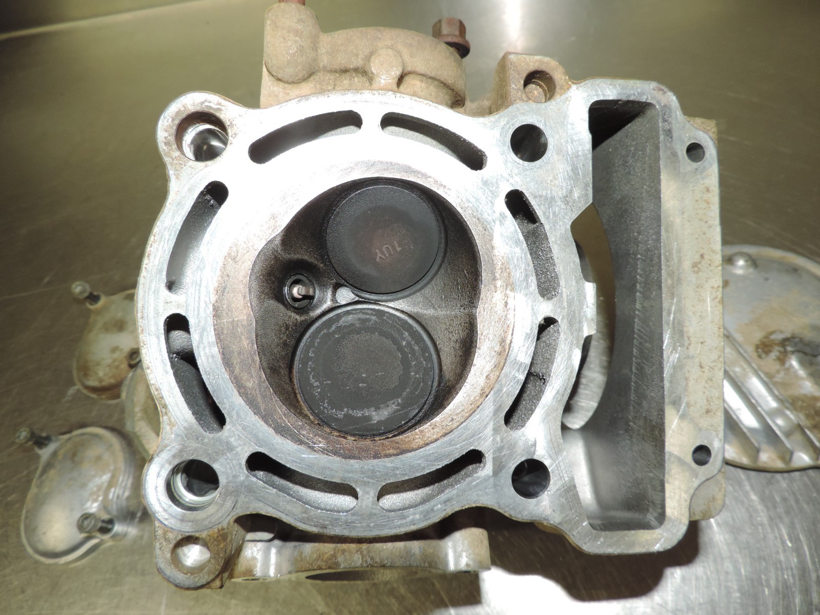 2000 Yamaha Kodiak 400 OEM Cylinder Head & Camshaft RUNNING ENGINE