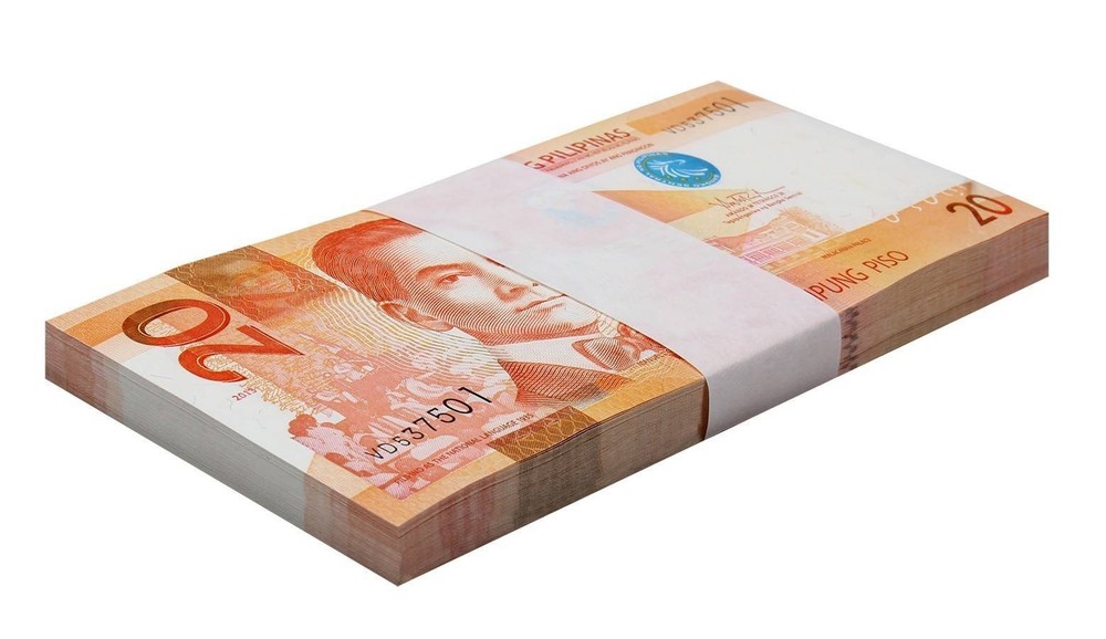 Philippines 20 Piso, 2013, P-206a.3, UNC X 100 PCS Bundle Pack