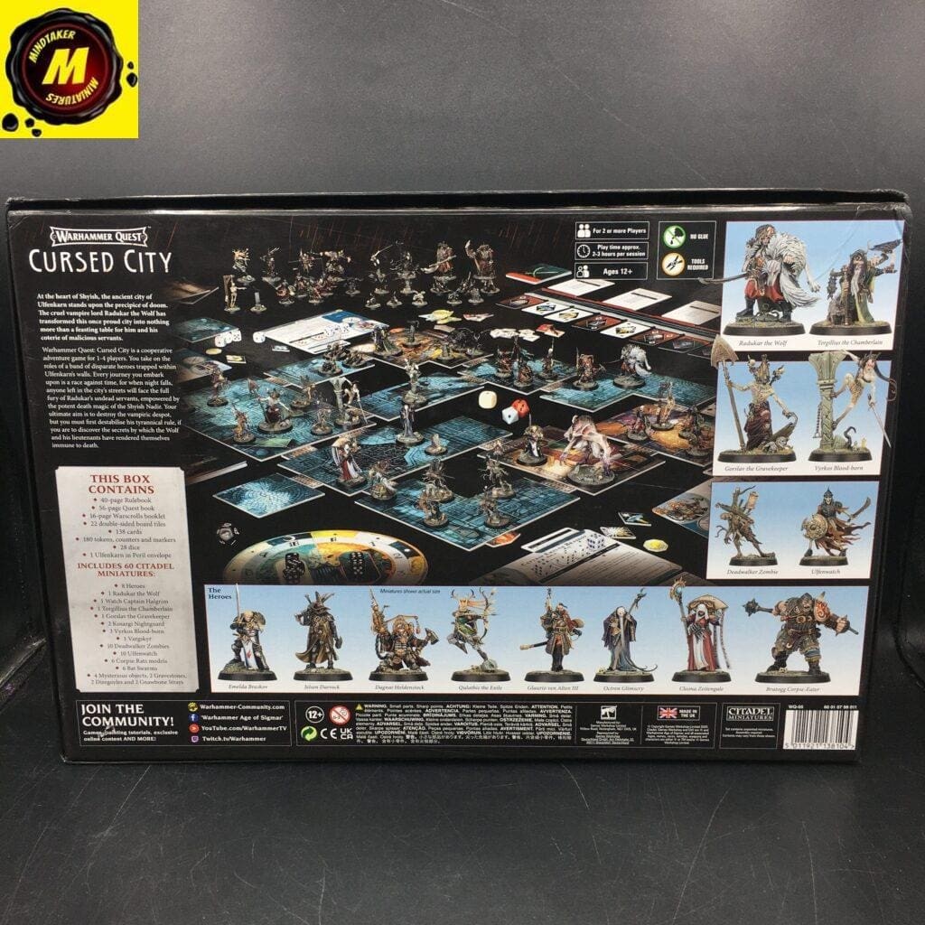 Warhammer Quest: Cursed City - Components Lot - #90640 - Warhammer Quest