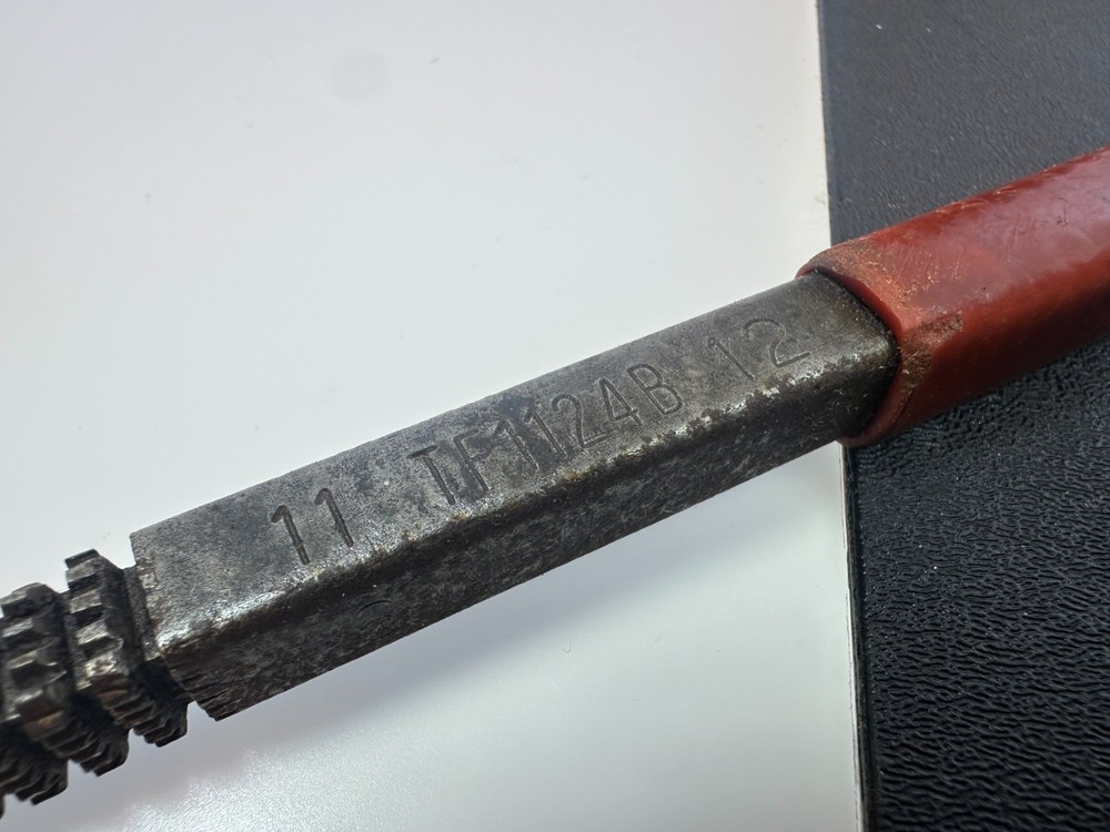 Snap On Tools USA TF1124B Thread Restorer w/ Red Grip