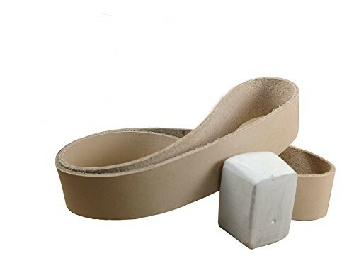 1" x 30" Leather Honing & Polishing Strop Belt - Buffing Compound Included