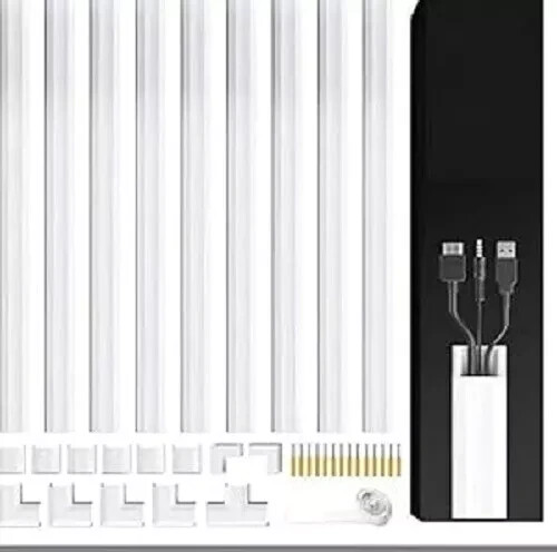 150” Cord Hider - Cord Cover Wall - Paintable Cable Concealer, Wire hiders for T