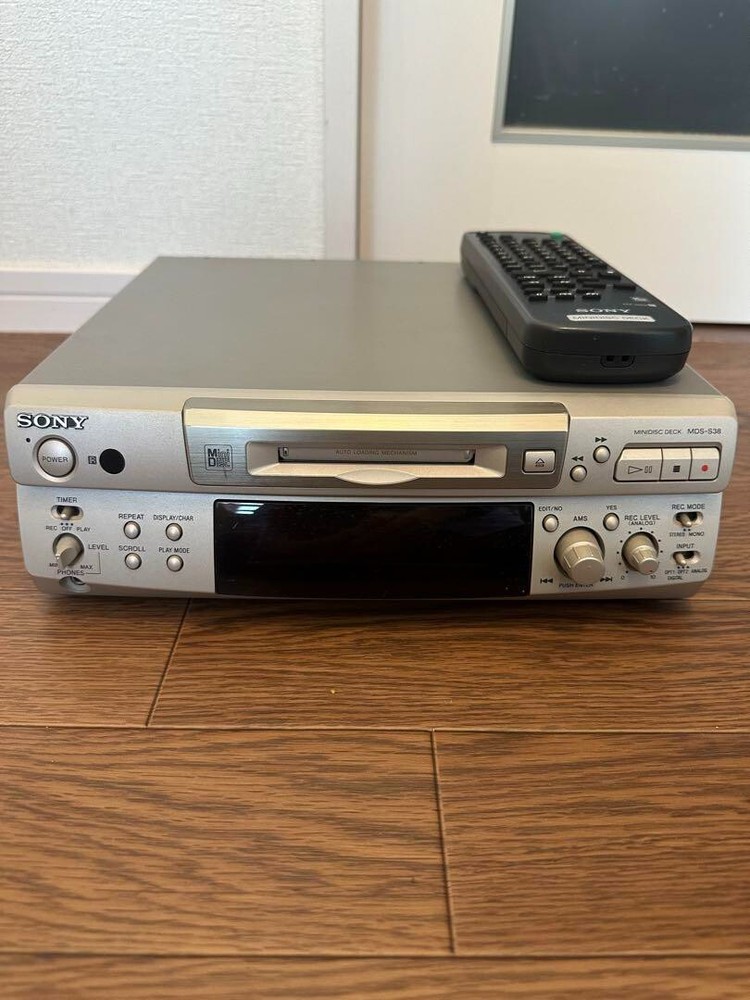 SONY MDS S38 silver MD Deck MD Recorder