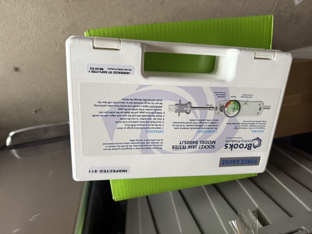Brooks Socket Jaw Tester Model 8400SJT