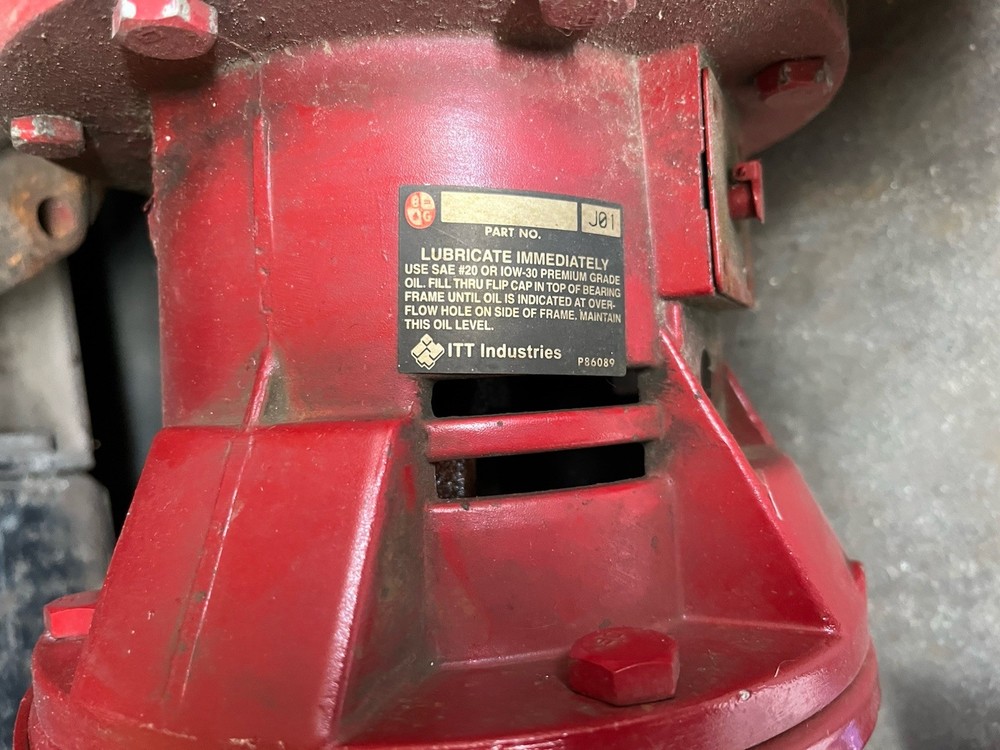 Bell & Gossett 3” Three Phase 3/4 HP Pump