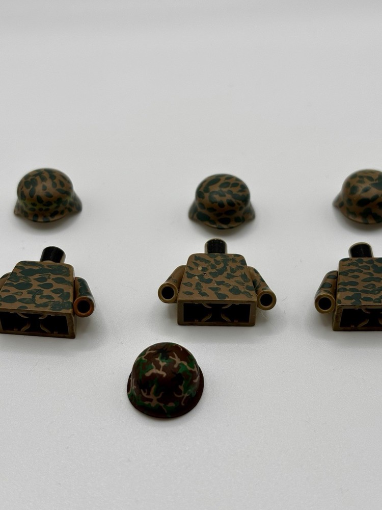 Custom painted Lego WW2 brick-arm