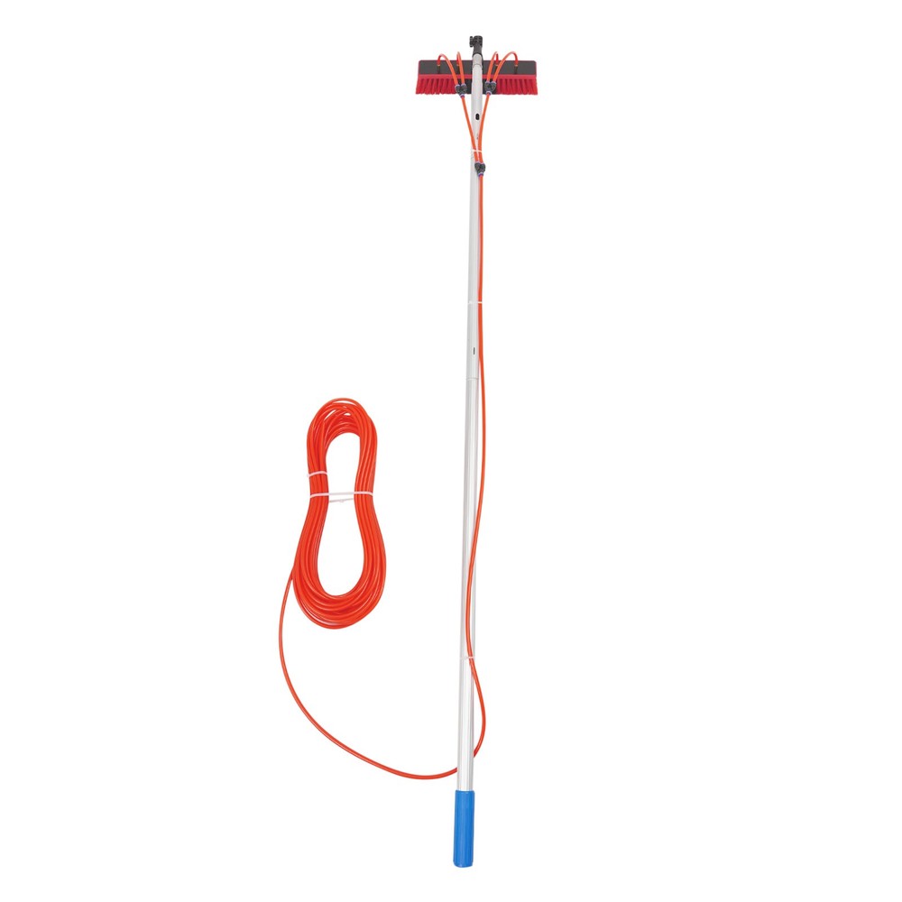 4m Solar Panel Cleaning Brush Outdoor Window Adjustable Pole Cleaning Kit