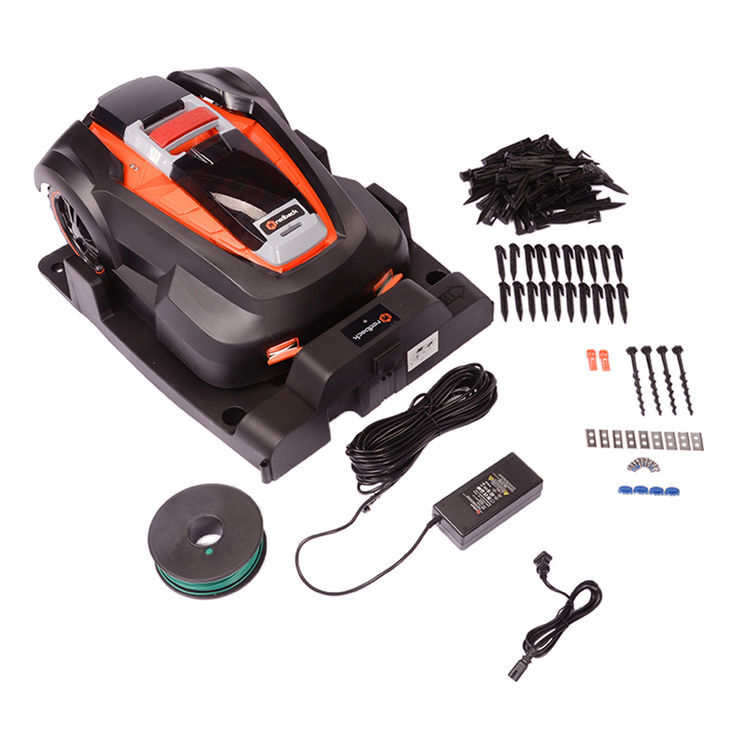 MowRo Robot Lawn Mower w/ Install Kit, 9.5 Cutting Width - RM24