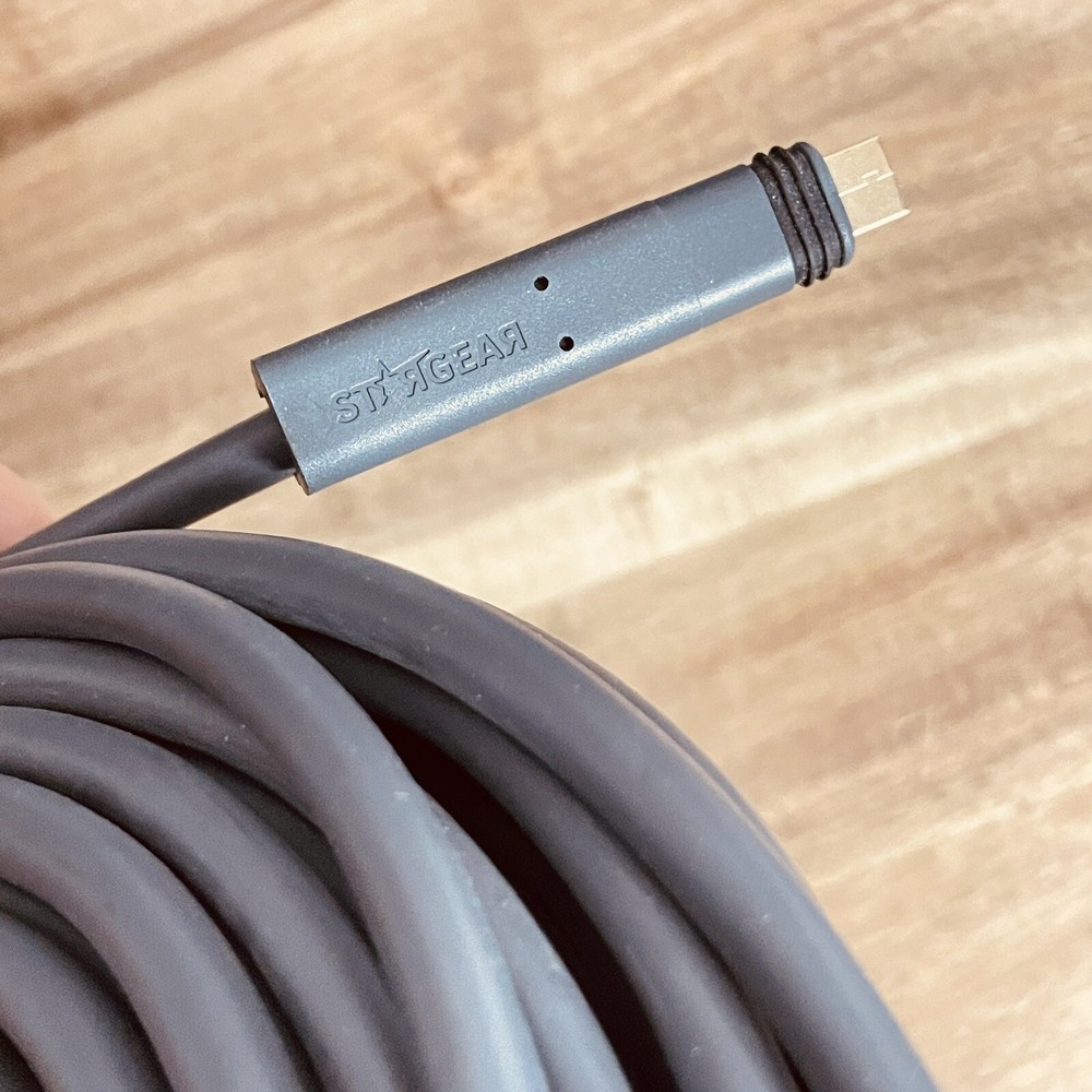 StarGear For Starlink Rectangular Satellite V2 75 Ft Cable,Gray, Router