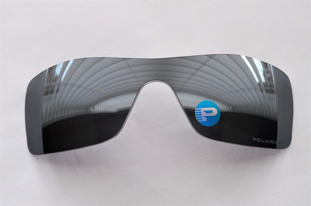 Authentic Oakley Batwolf Black Iridium Polarized Replacement Lens OO9101