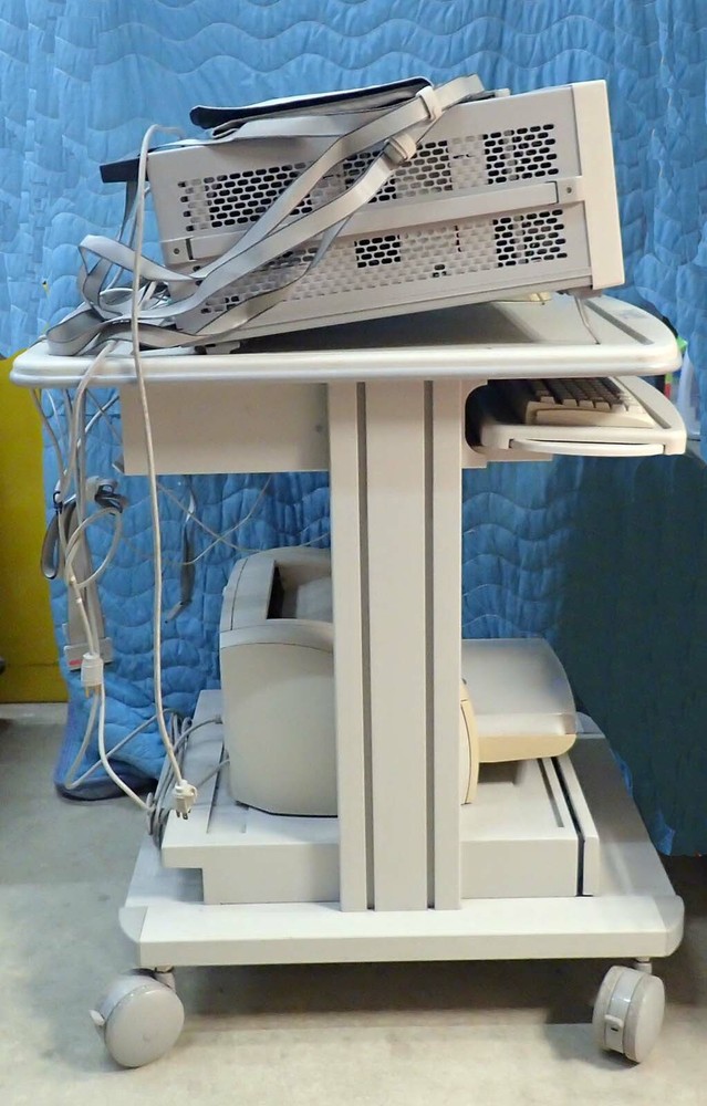 AGILENT 16702B LOGIC ANALYSIS SYSTEM w/ TESTMOBILE PRINTER PROBES & MUCH MORE