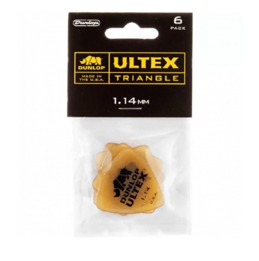 Dunlop Ultex Triangle 1.14mm - 6 Pack
